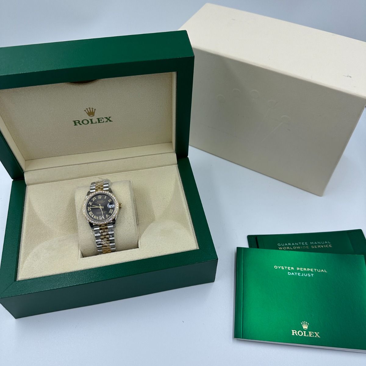 【Super Clone】ROLEX Datejust m278383RBR-0017/0018 31mm Dark Grey Dial Oyster Bracelet
