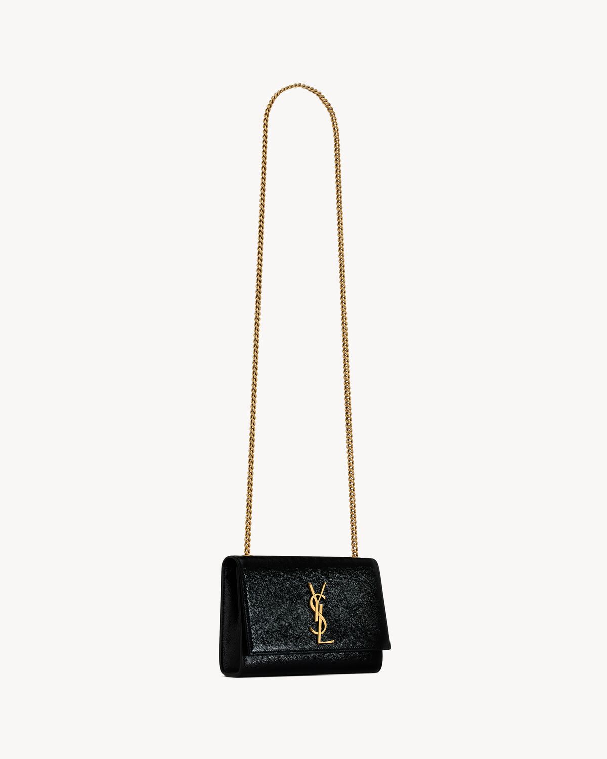 YSL Kate Small in Shiny Grained Leather