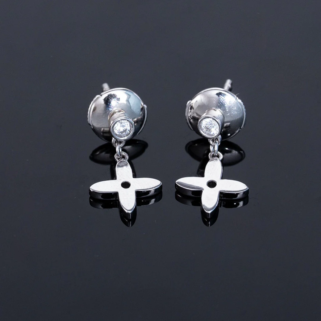 Regalia jewelryVIDYLLE SILVER DIAMOND MINI DROP EARRINGS