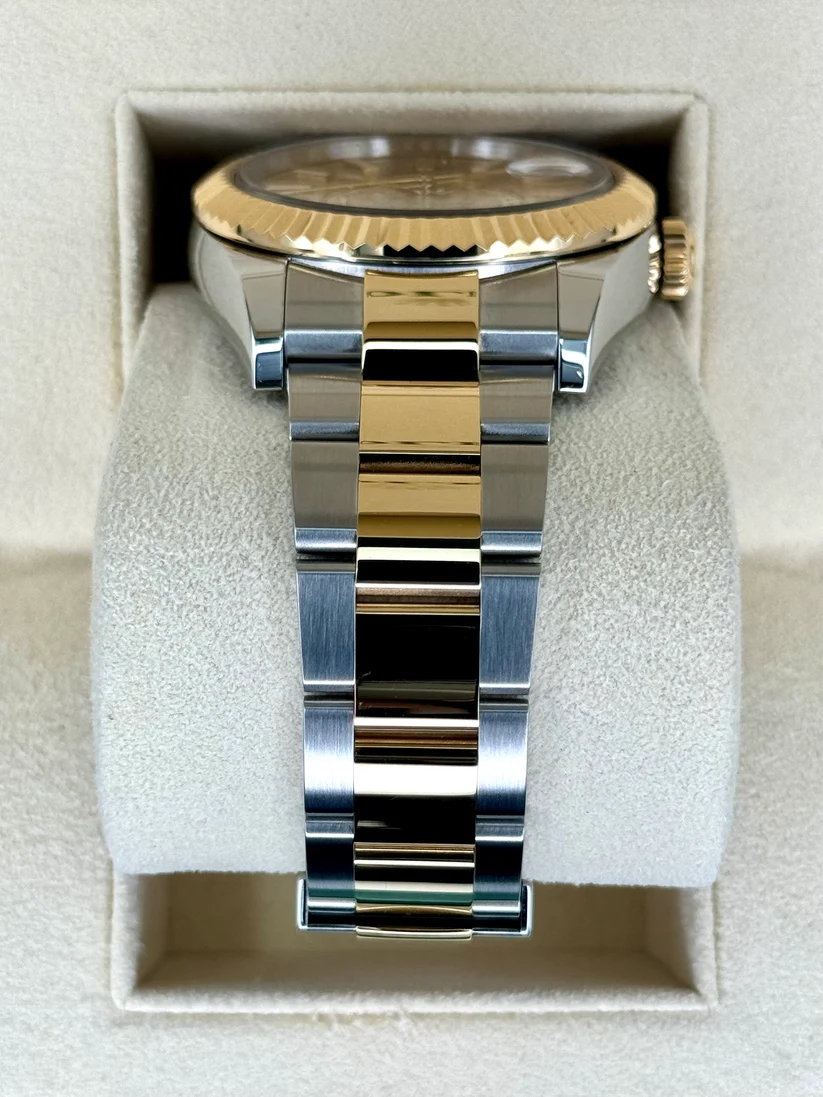 【Super Clone】ROLEX  Sky-Dweller 42mm 336933-0001/0002 Two-Tone Yellow Gold Champagne Dial Oyster