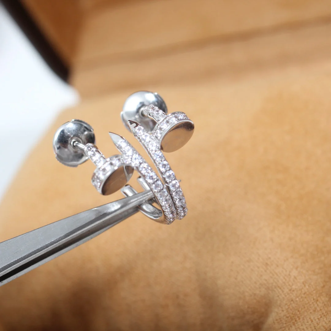 Regalia jewelryJUSTE EARRINGS 12.75MM SILVER DIAMOND