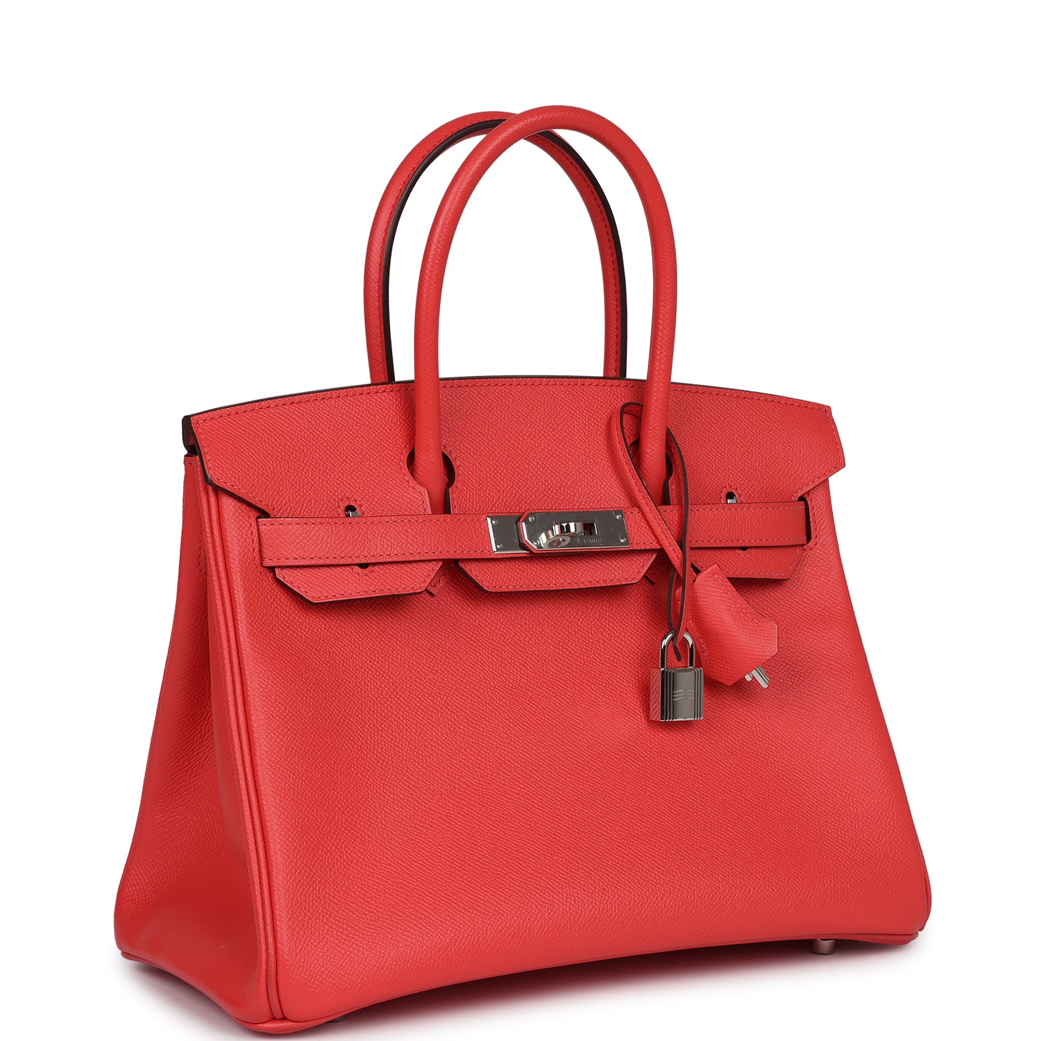 Hermès Birkin 30 Rose Jaipur Epsom Palladium Hardware
