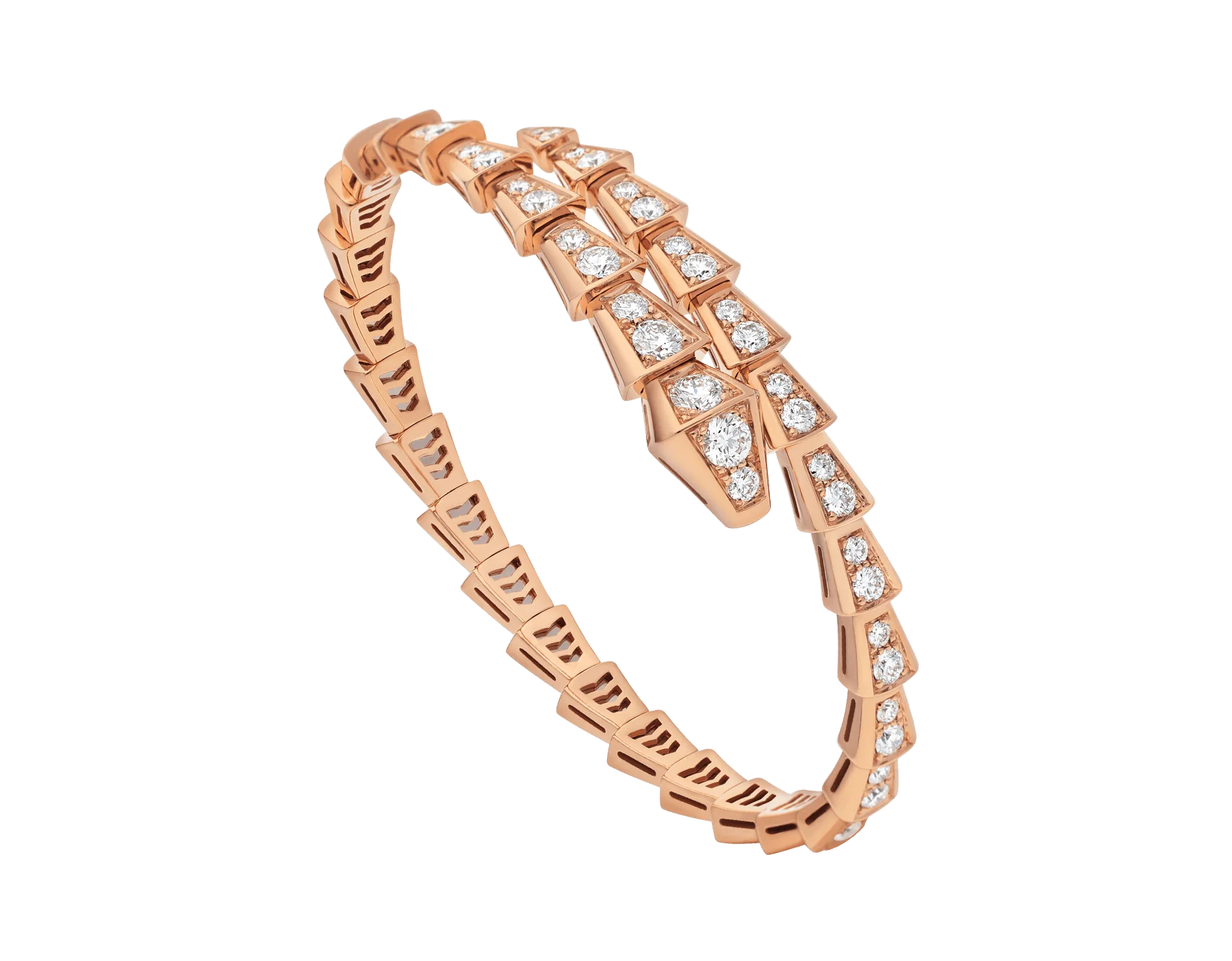 Regalia jewelrySERPENTI BRACELET 6.8MM PINK GOLD DIAMOND