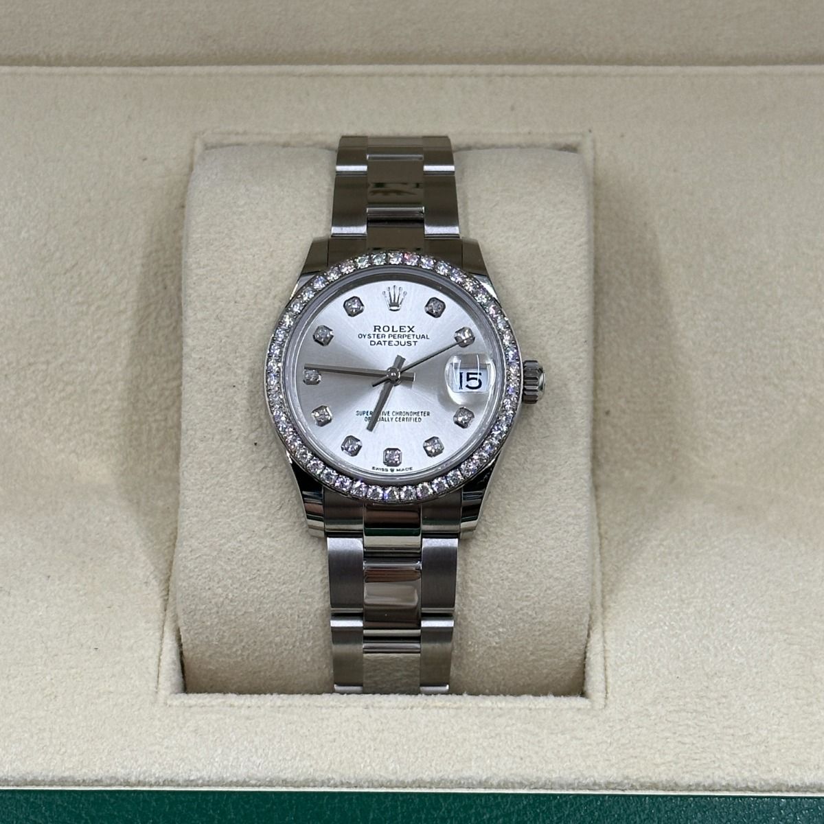 【Super Clone】ROLEX Datejust m278384RBR-0033/0034 Silver 31mm Dial Oyster Watch