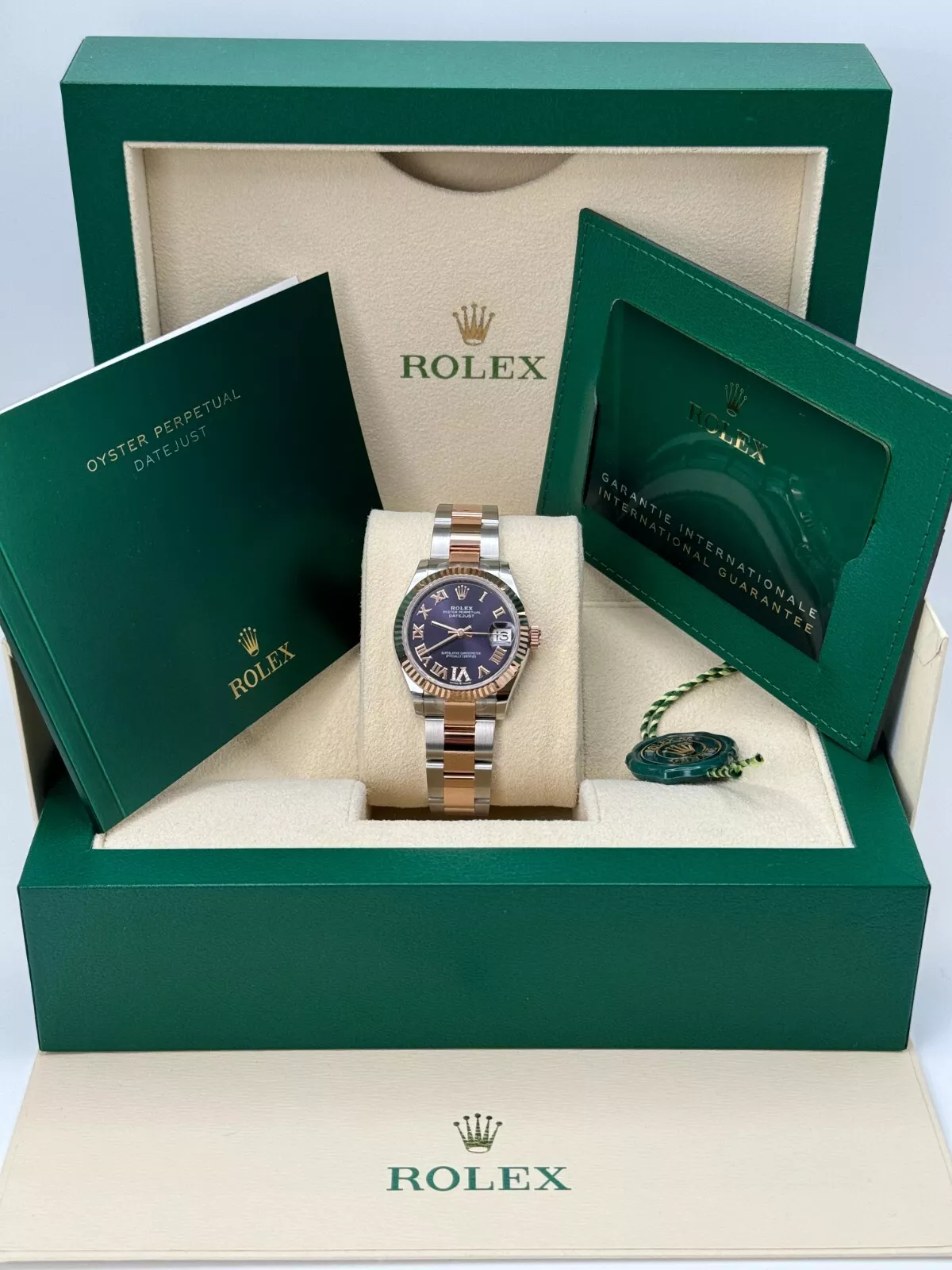 【Super Clone】ROLEX Datejust m278271-0019/0020 Aubergine 31mm Dial Oyster Bracelet Watch