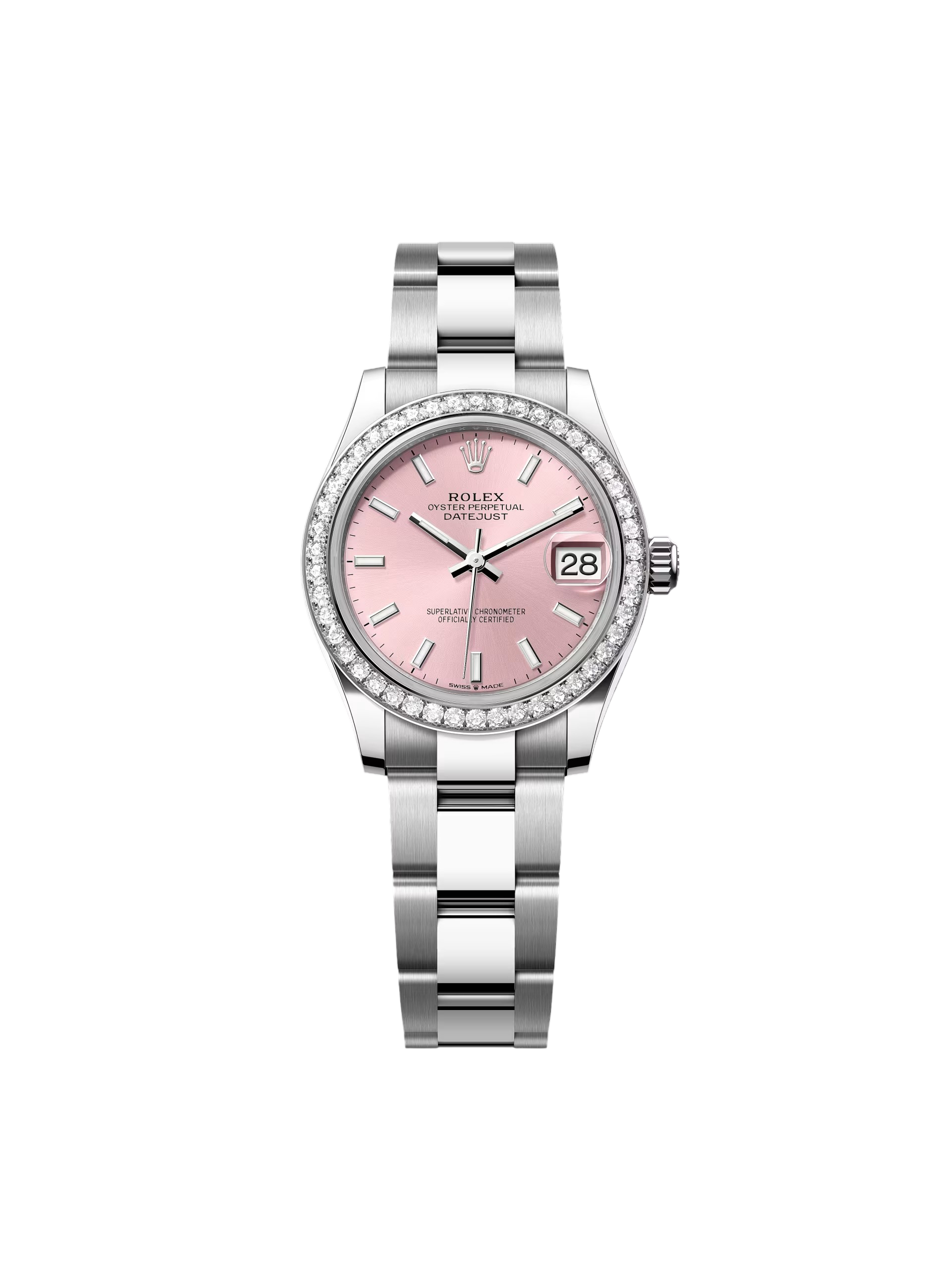 【Super Clone】ROLEX  Datejust m278384RBR-0017/0018 Pink 31mm Dial Oyster Watch