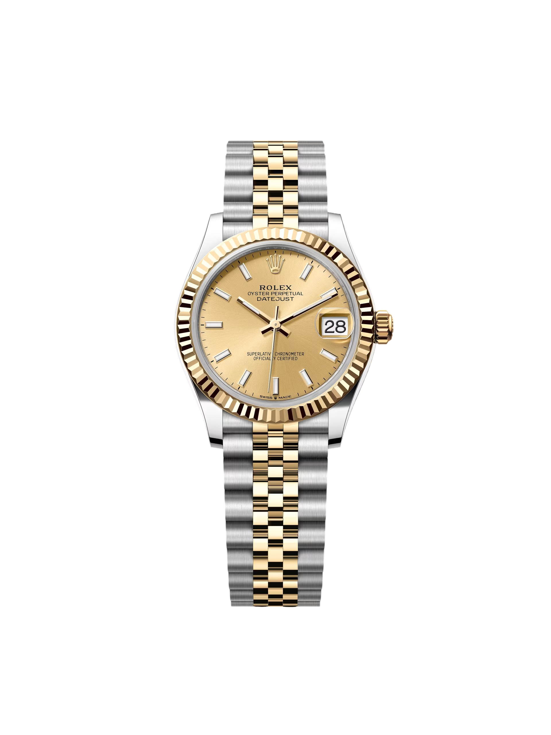 【Super Clone】ROLEX Datejust m278273-0013/0014 31mm Champagne Dial Stainless Steel and Yellow Gold Oyster Watch