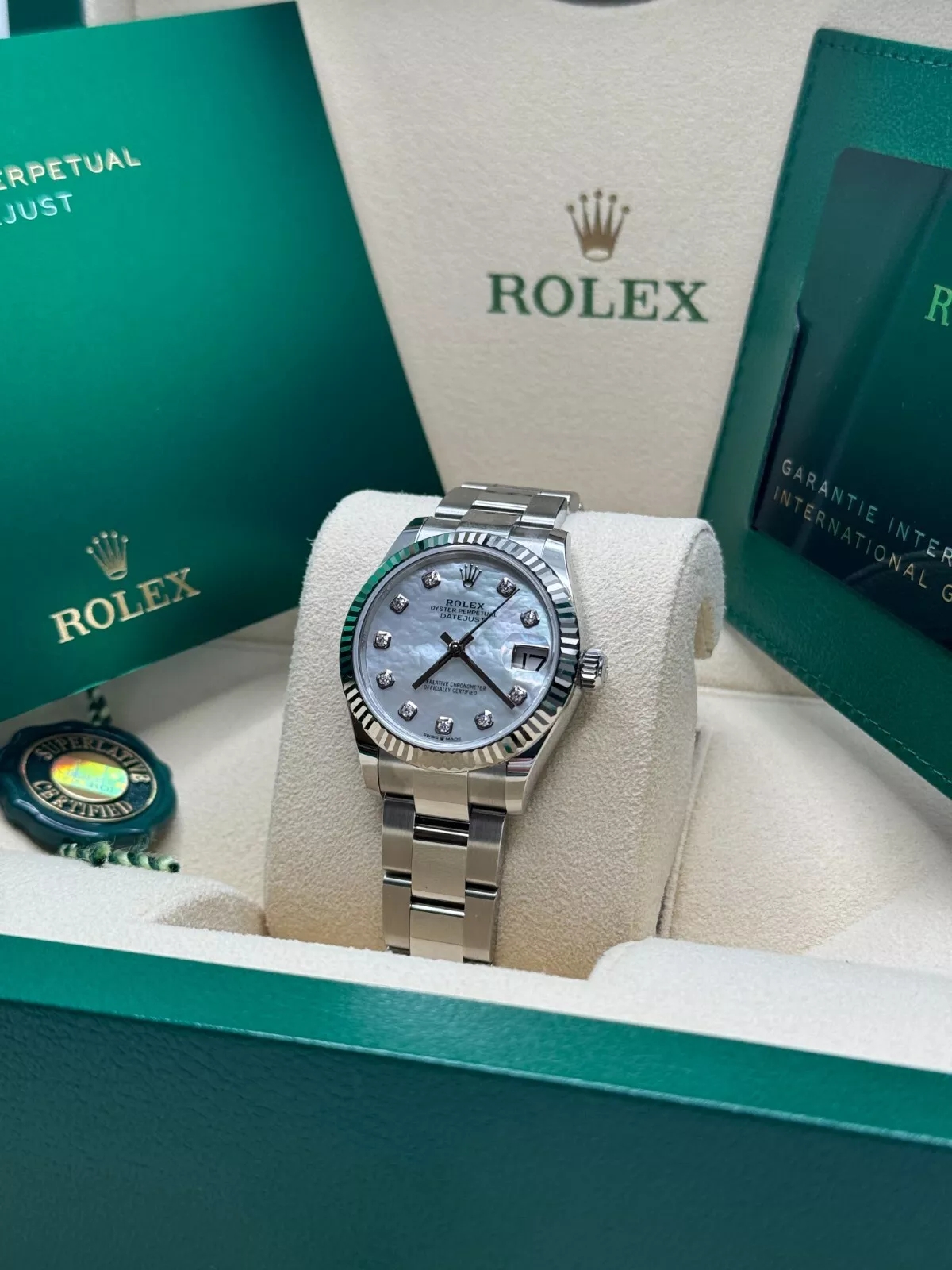 【Super Clone】ROLEX Datejust m278274-0005/0006 31mm Mother-of-Pearl 31mm Dial Oyster Watch
