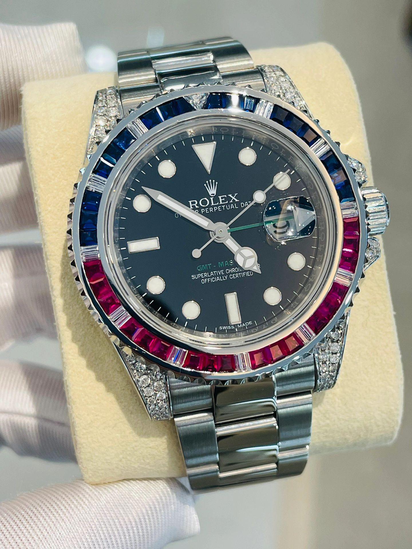 【Super Clone】Rolex GMT Master II 40mm 116759SANR/SARU