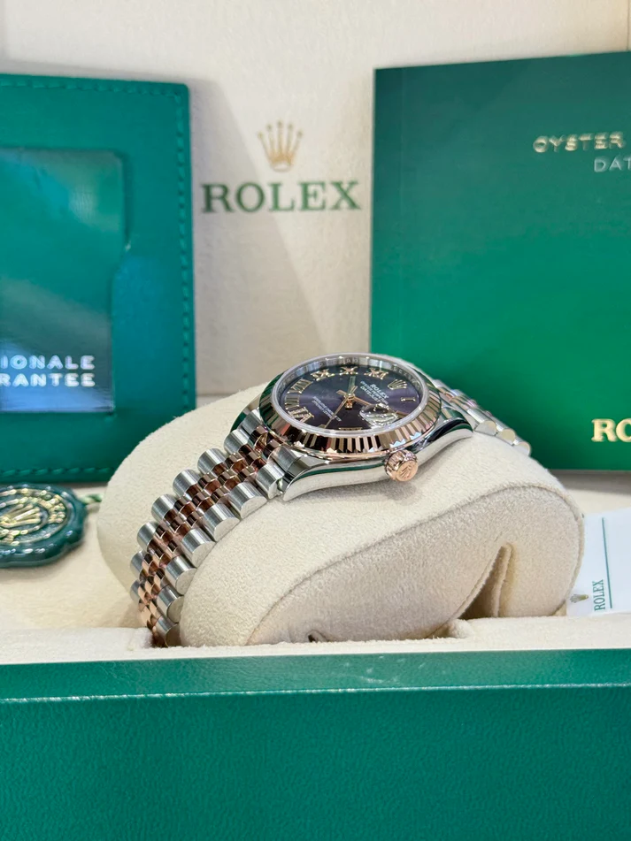 【Super Clone】ROLEX Datejust m278271-0019/0020 Aubergine 31mm Dial Oyster Bracelet Watch