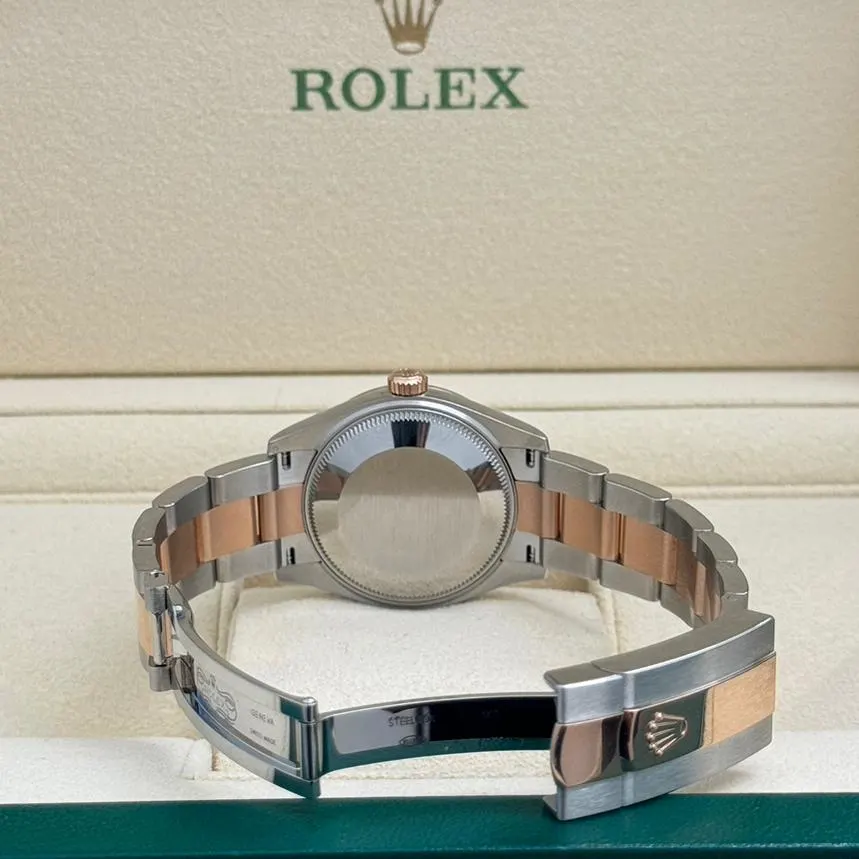 【Super Clone】RLX Datejust m278241-0031/0032 31mm  Silver Floral Motif Dial Oyster Bracelet Watch