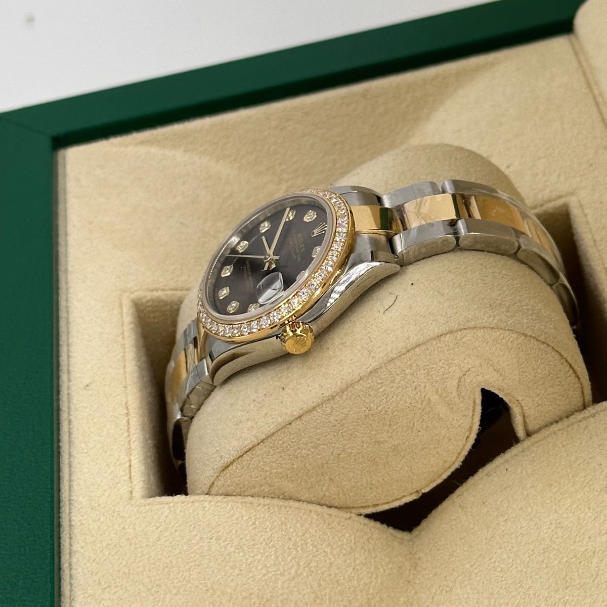 【Super Clone】ROLEX Datejust m278383RBR-0021/0022 31mm Dark Grey Dial Oyster Bracelet