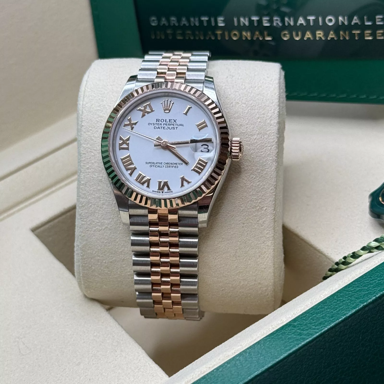 【Super Clone】ROLEX Datejust m278271-0001/0002 White 31mm Dial Oyster Bracelet Watch