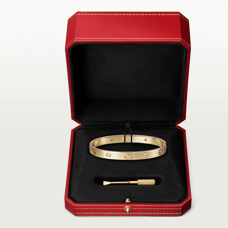 Regalia jewelryLOVE BRACELET 6.1MM 4 DIAMONDS