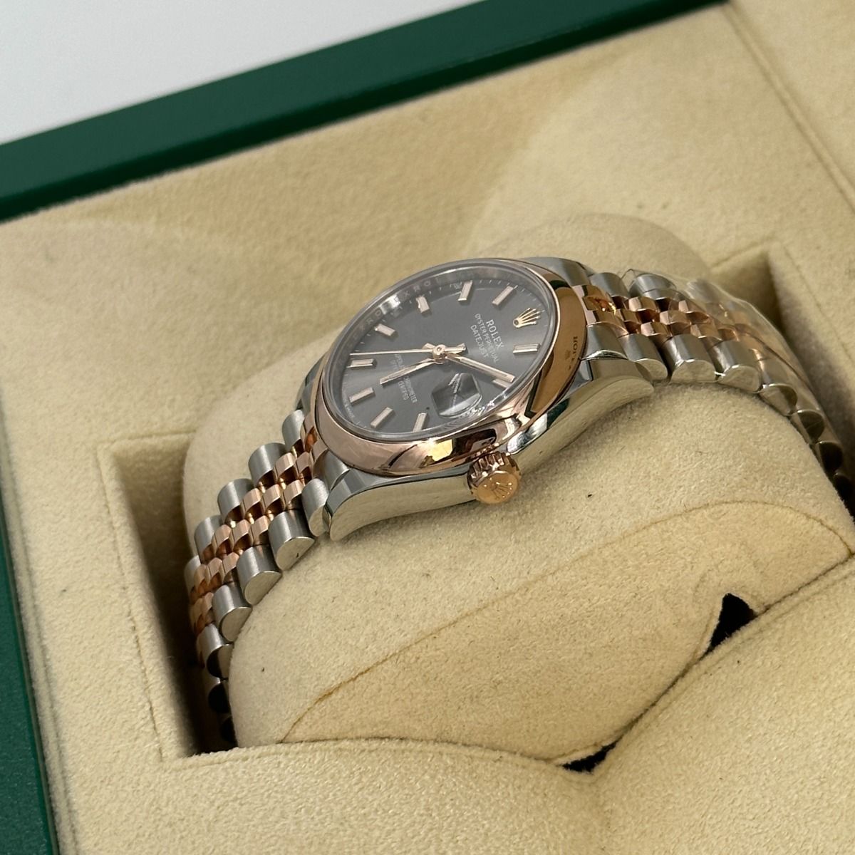 【Super Clone】ROLEX Datejust m278241-0017/0018 Slate 31mm Dial Oyster Bracelet Watch