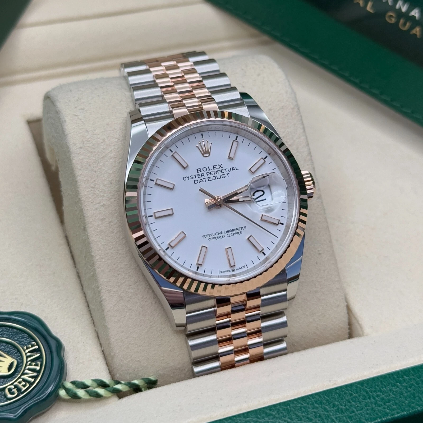 【Super Clone】ROLEX  Datejust 36mm 126231 White Dial Jubilee Bracelet