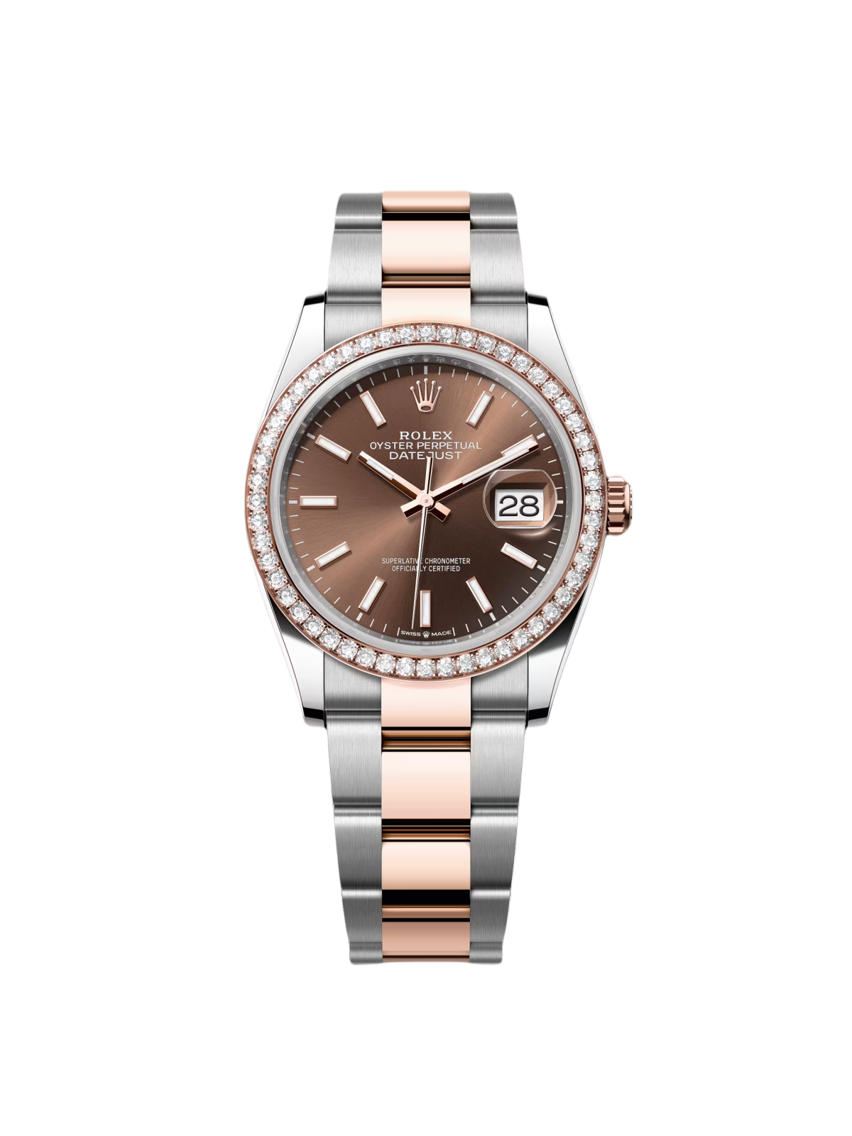【Super Clone】ROLEX  Datejust 36mm 126281 Chocolate Dial Oyster Bracelet