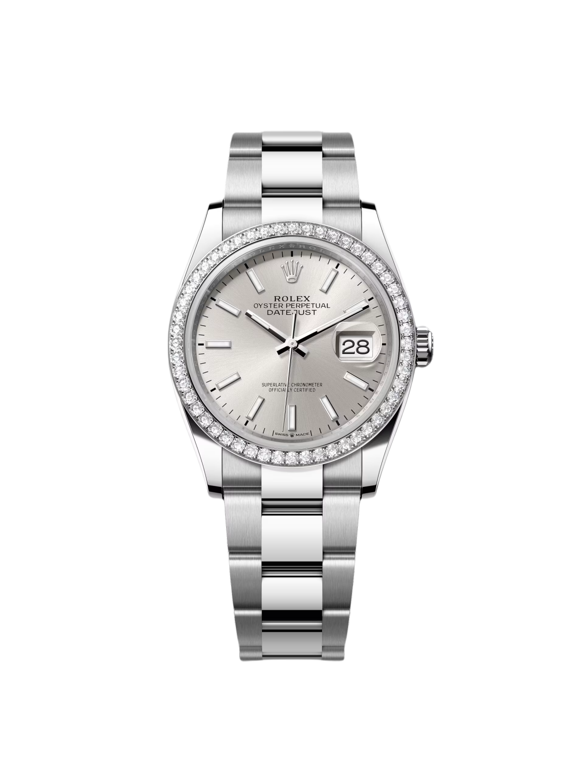【Super Clone】ROLEX  Datejust 36mm 126284 Silver Dial  Watch