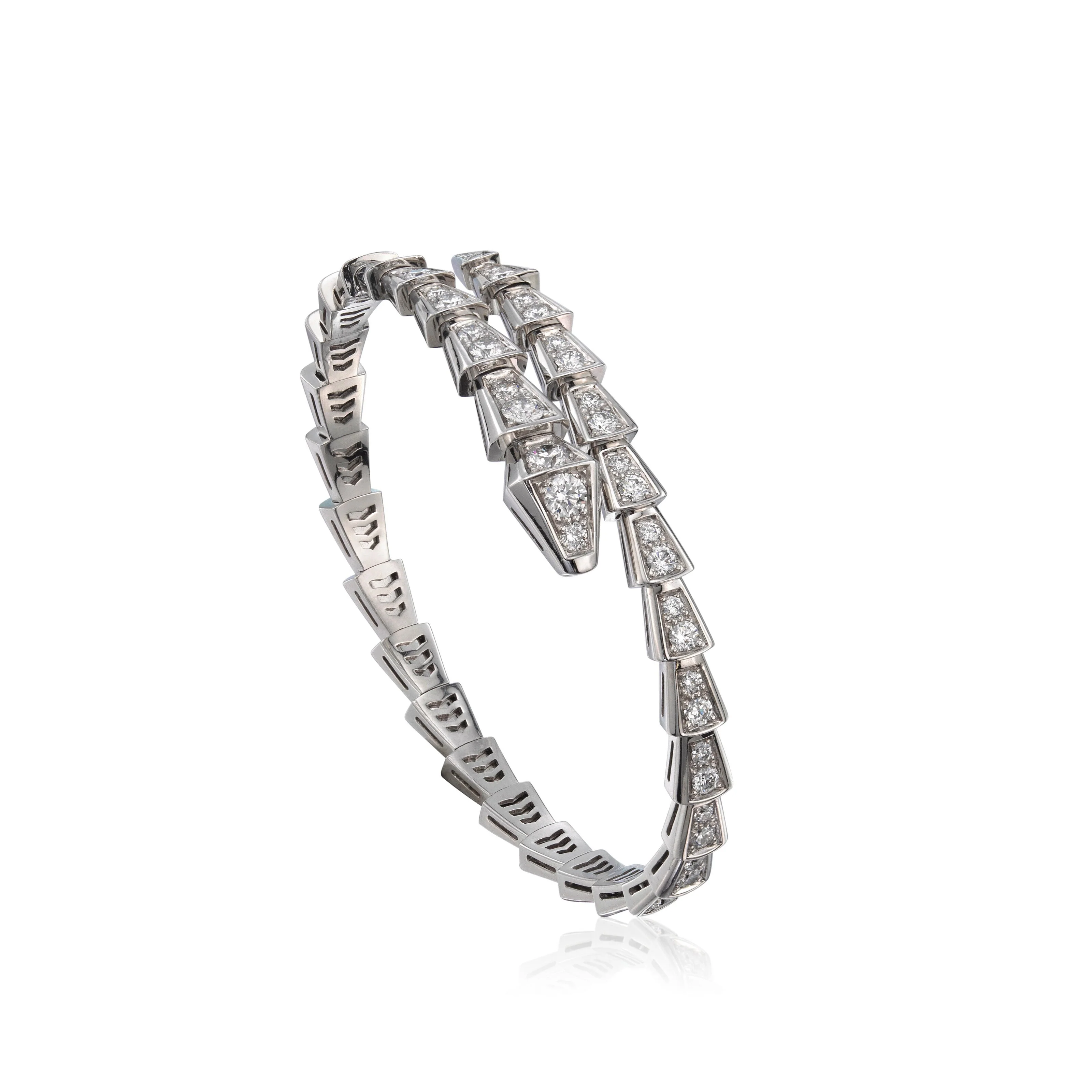 Regalia jewelrySERPENTI BRACELET 6MM SILVER DIAMOND