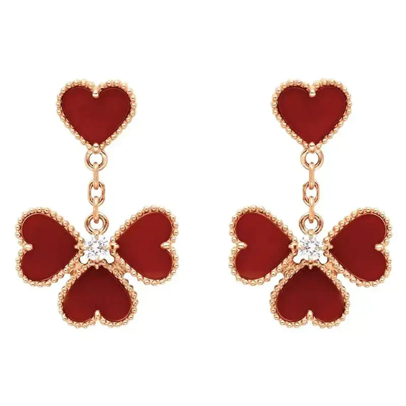 Regalia jewelrySWEET CLOVER CARNELIAN EARRINGS