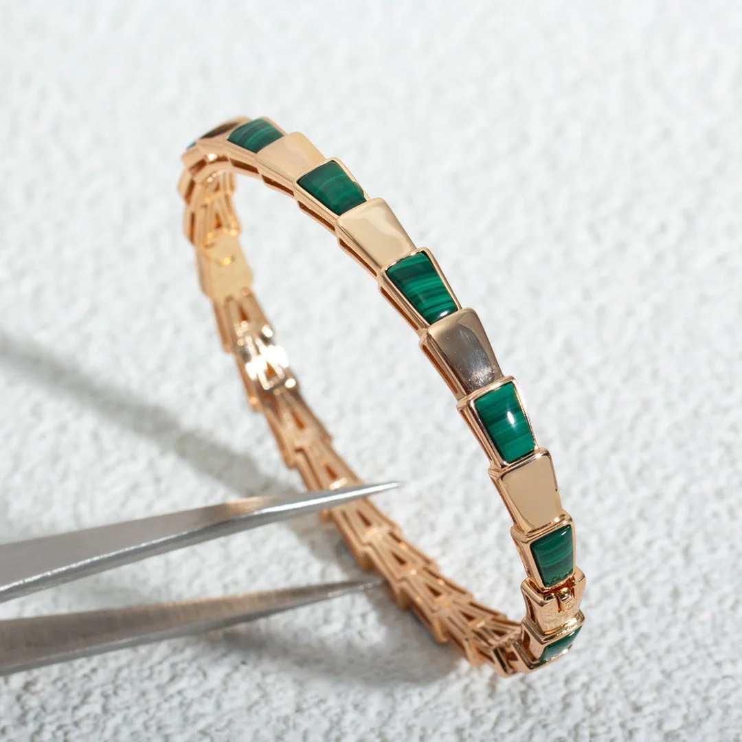 Regalia jewelrySERPENTI BRACELET PINK GOLD MALACHITE