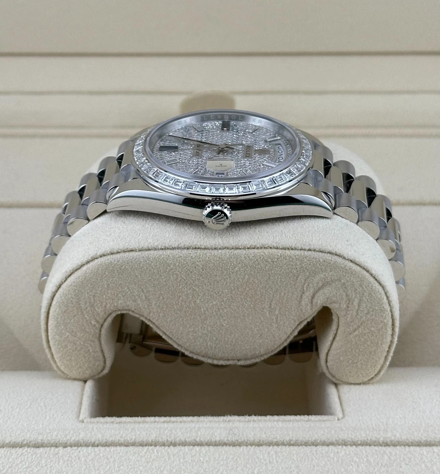 【Super Clone】ROLEX Day-Date 40mm 228396TBR-0021 Diamonds Sapphires Dial