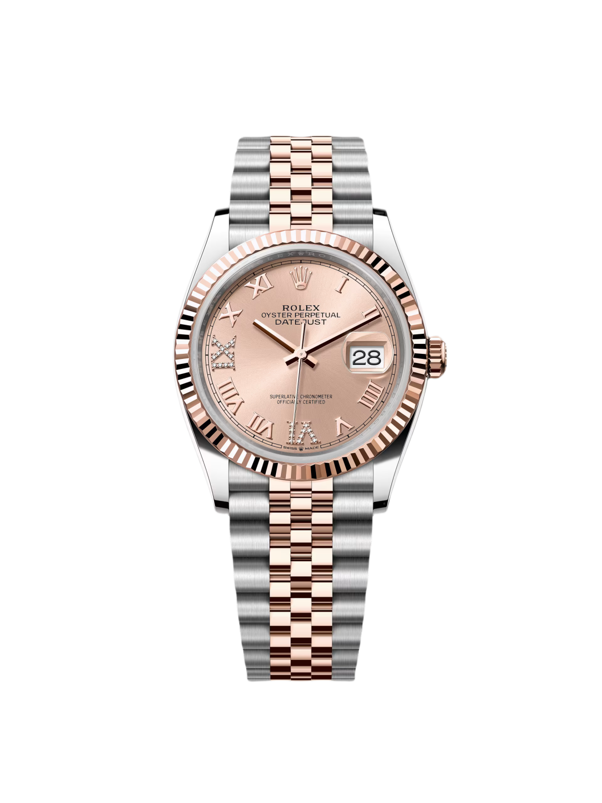 【Super Clone】ROLEX  Datejust 36mm 126231 Rose Dial Oyster Bracelet