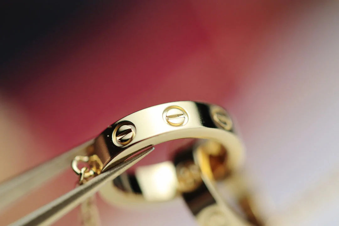 Regalia jewelryLOVE NECKLACE DOUBLE RING GOLD