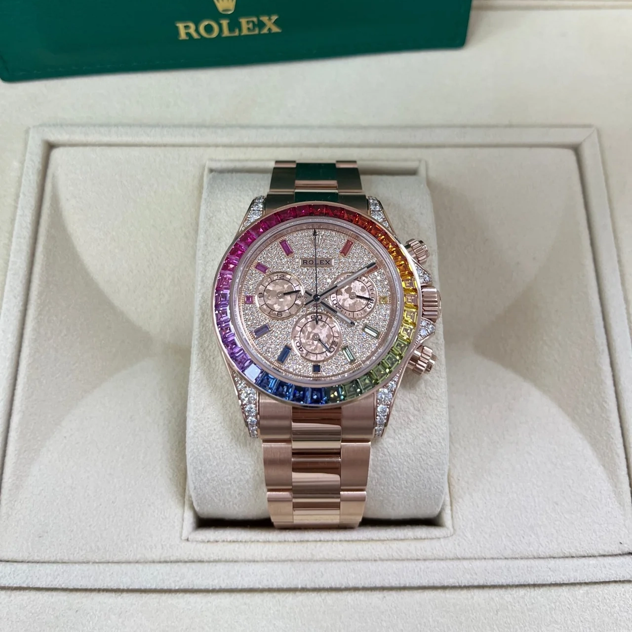 【Super Clone】ROLEX Cosmograph Daytona 116595RBOW 40mm