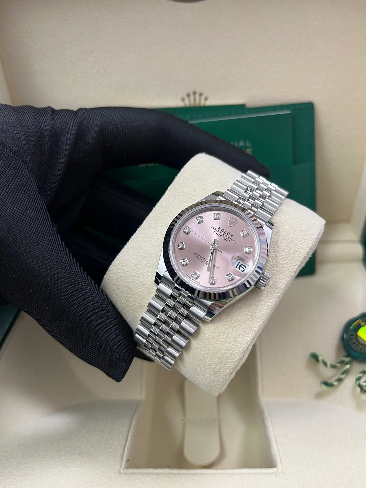 【Super Clone】ROLEX Datejust m278274-0031/0032 Pink 31mm Dial Oyster Watch