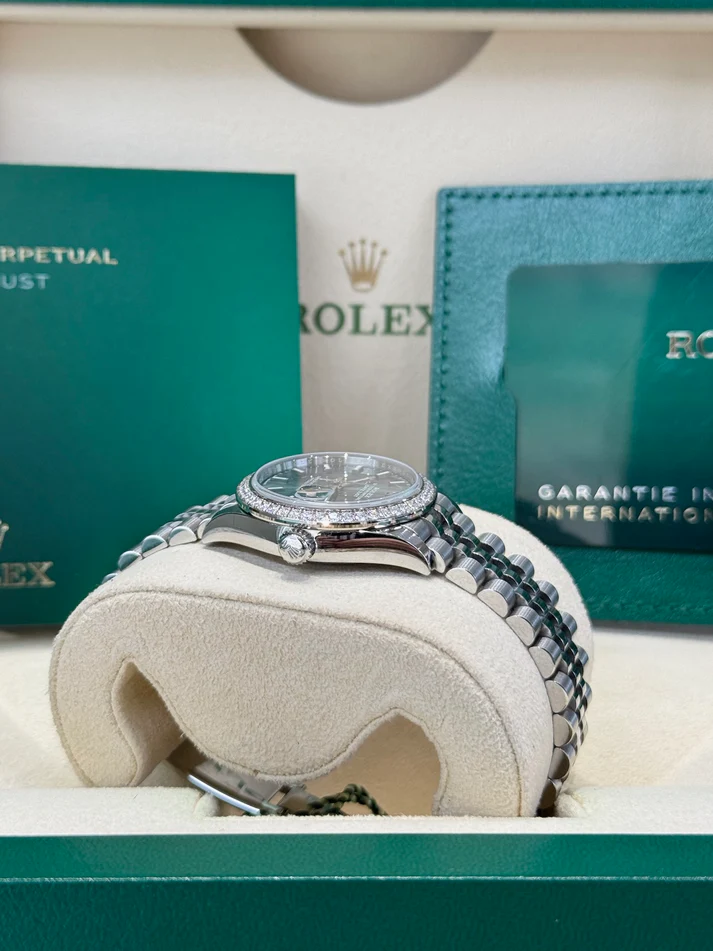 【Super Clone】ROLEX Datejust m278384RBR-0021/0022 Mint Green 31mm Dial Oyster Watch