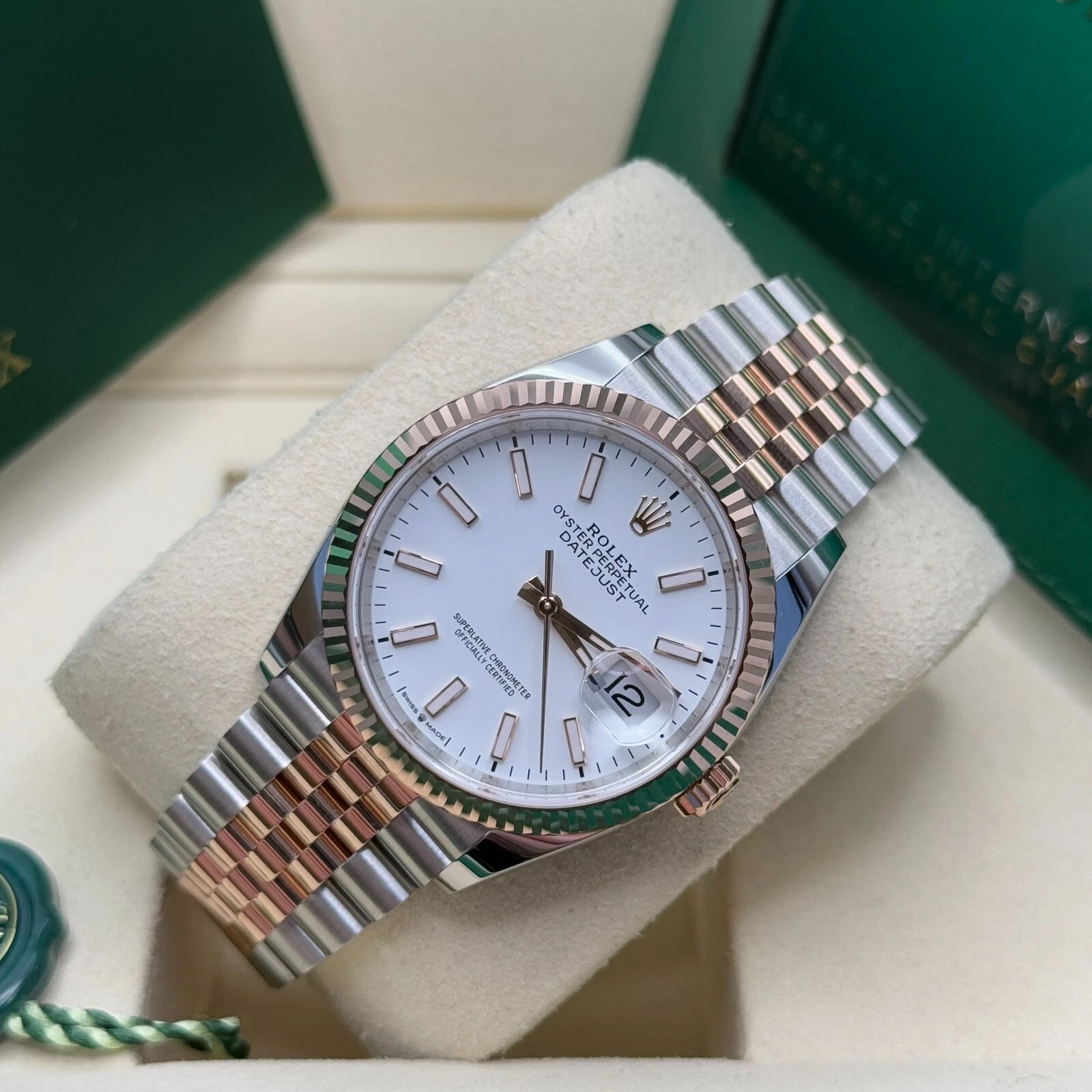 【Super Clone】ROLEX  Datejust 36mm 126231 White Dial Jubilee Bracelet