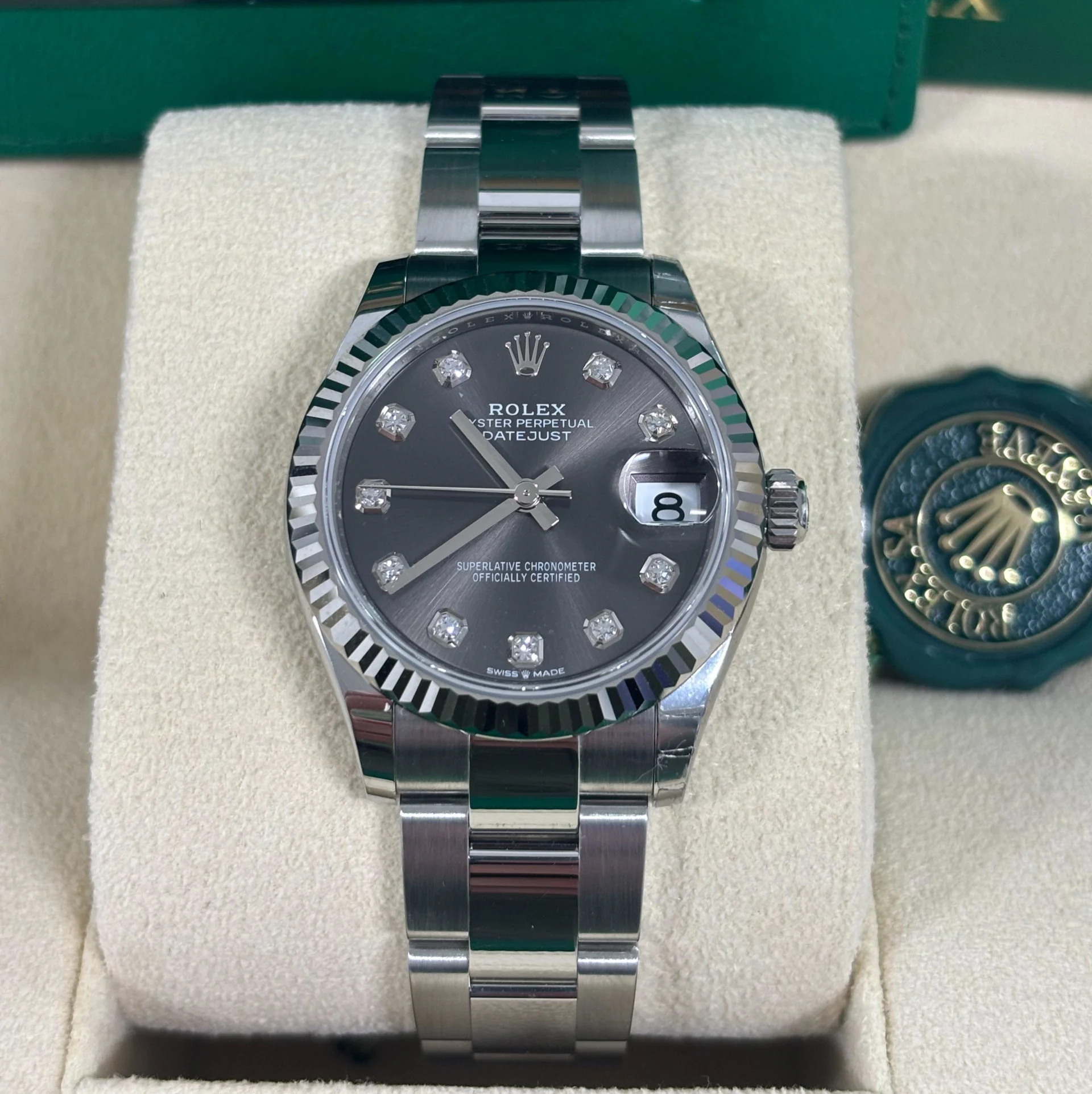 【Super Clone】ROLEX Datejust m278274-0007/0008 Dark Grey 31mm Dial Oyster Watch