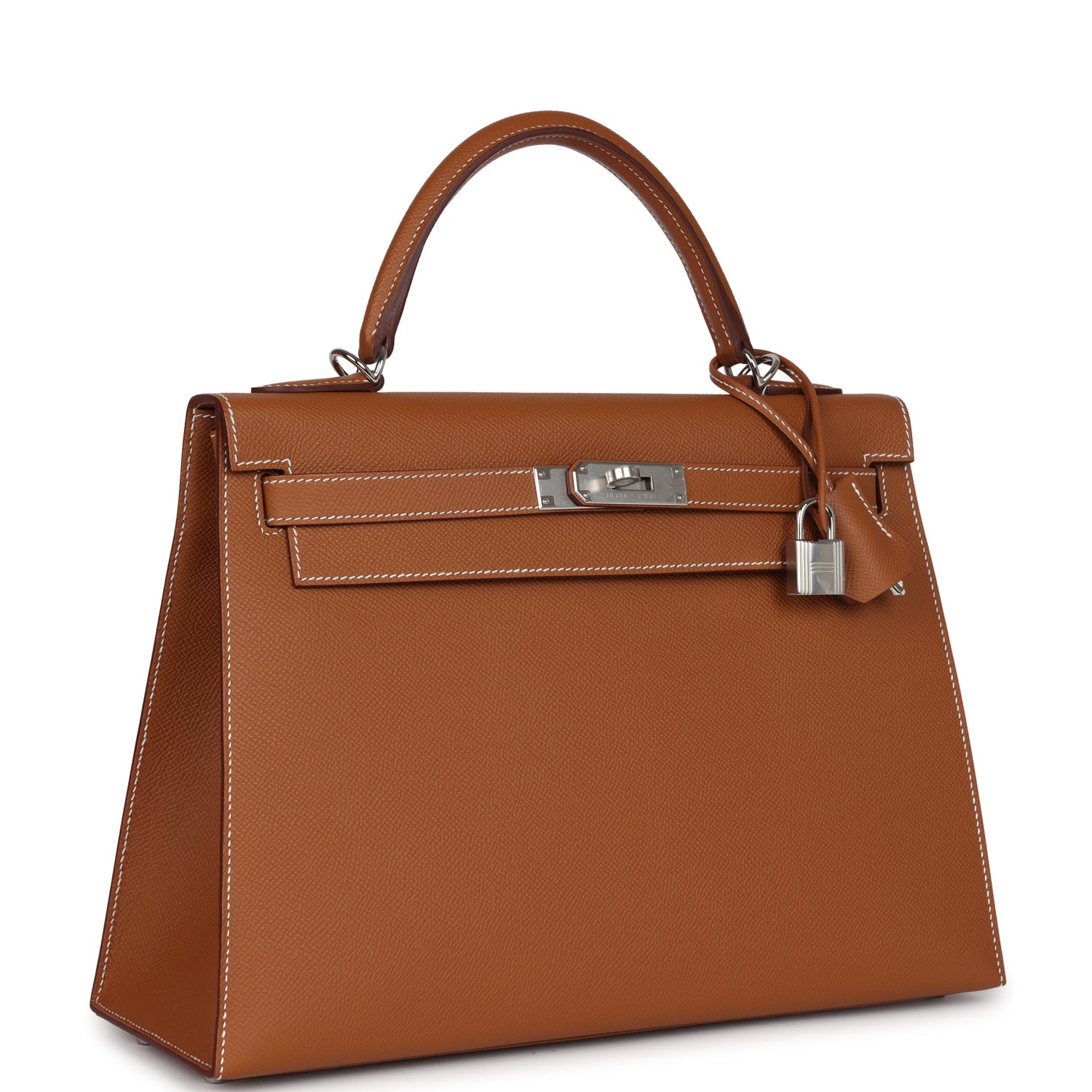 Hermès Kelly Sellier 32 Gold Epsom Palladium Hardware