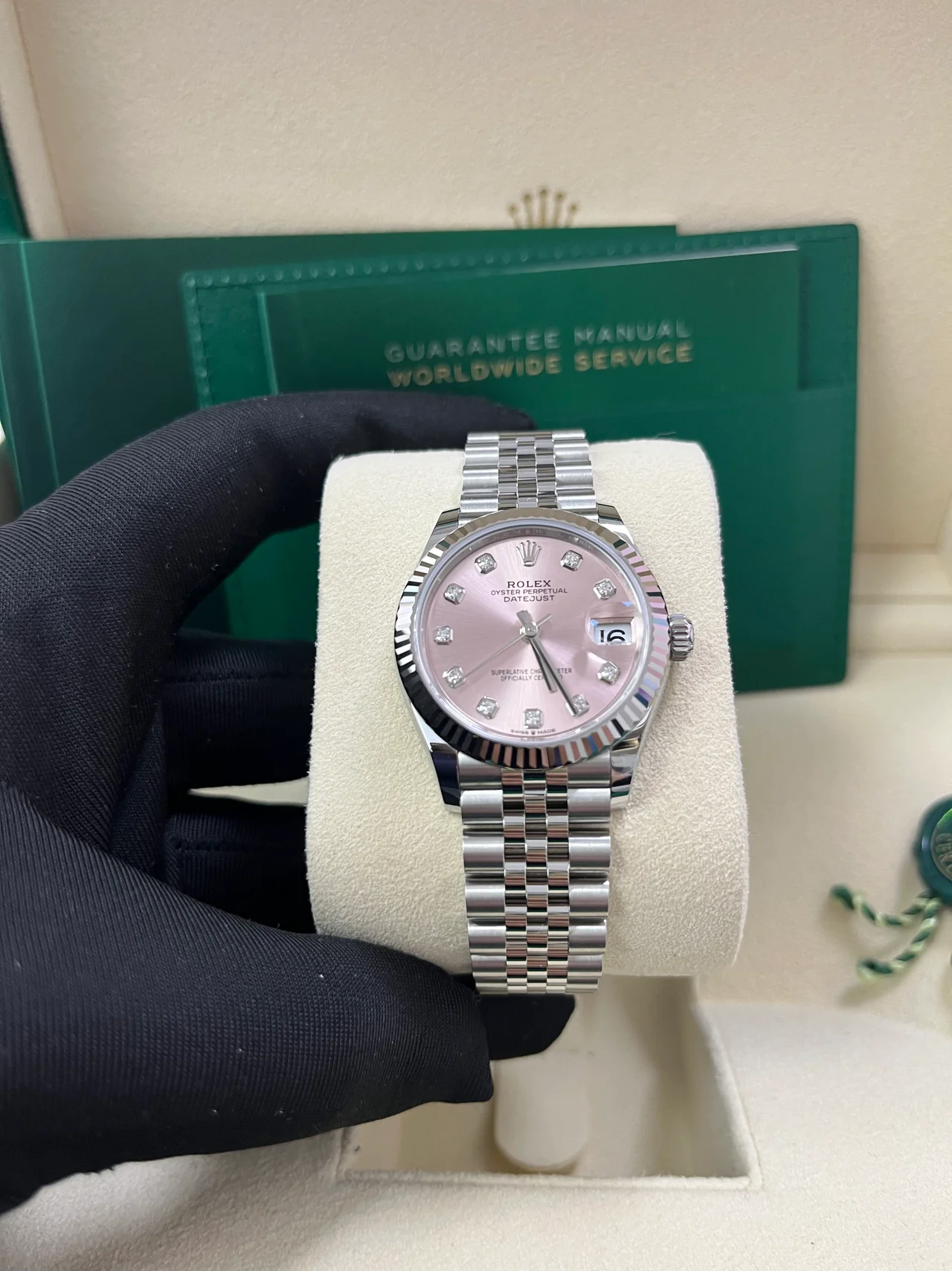 【Super Clone】ROLEX Datejust m278274-0031/0032 Pink 31mm Dial Oyster Watch