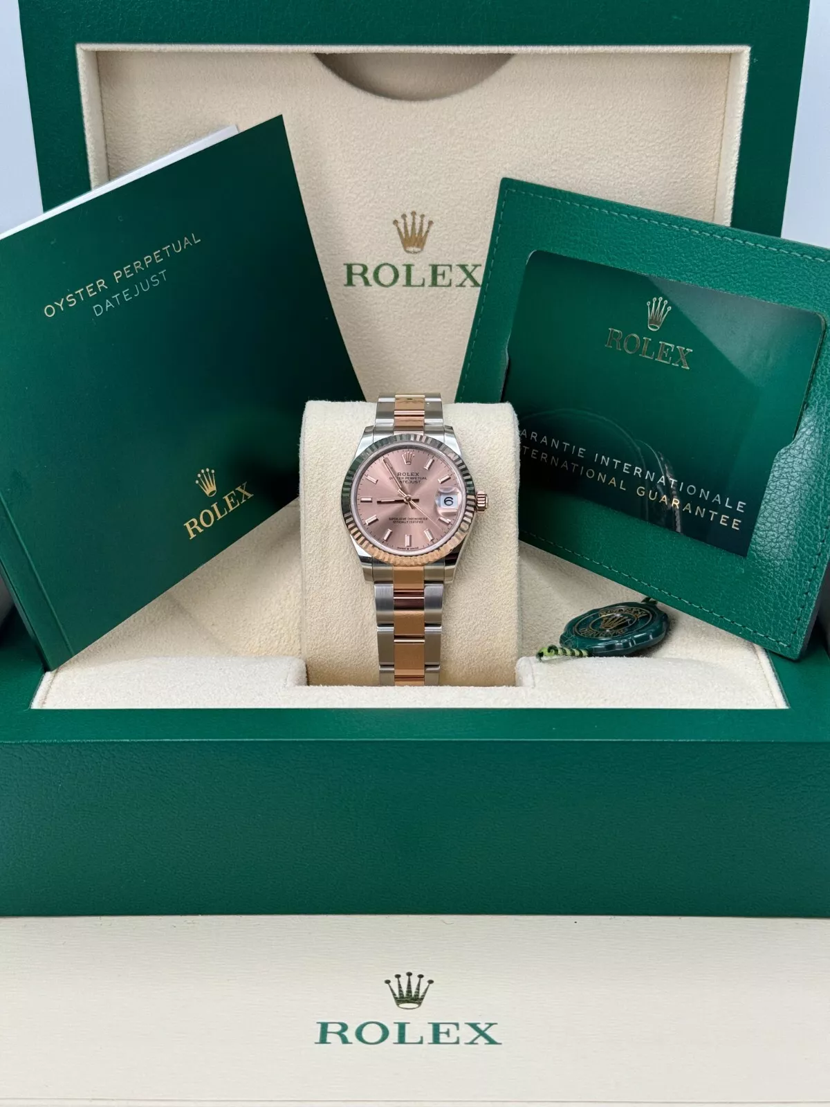 【Super Clone】ROLEX Datejust m278271-0009/0010 Rose 31mm Dial Oyster Bracelet Watch