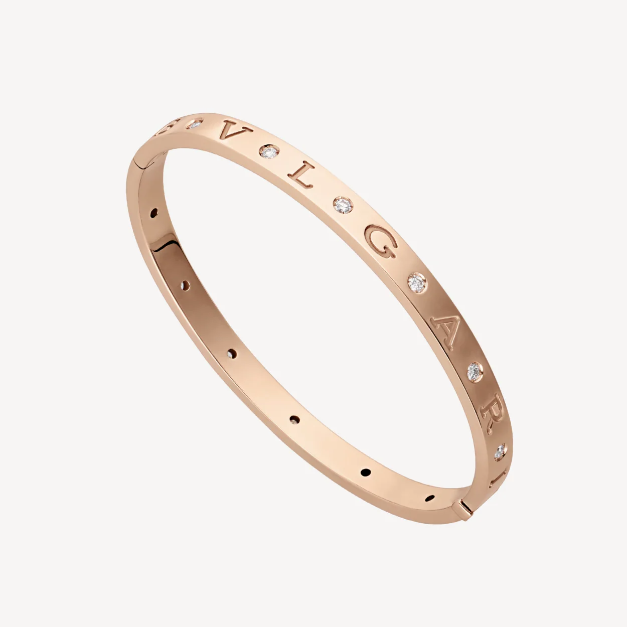 Regalia jewelryZERO 1 PINK GOLD 12 DIAMONDS BRACELET
