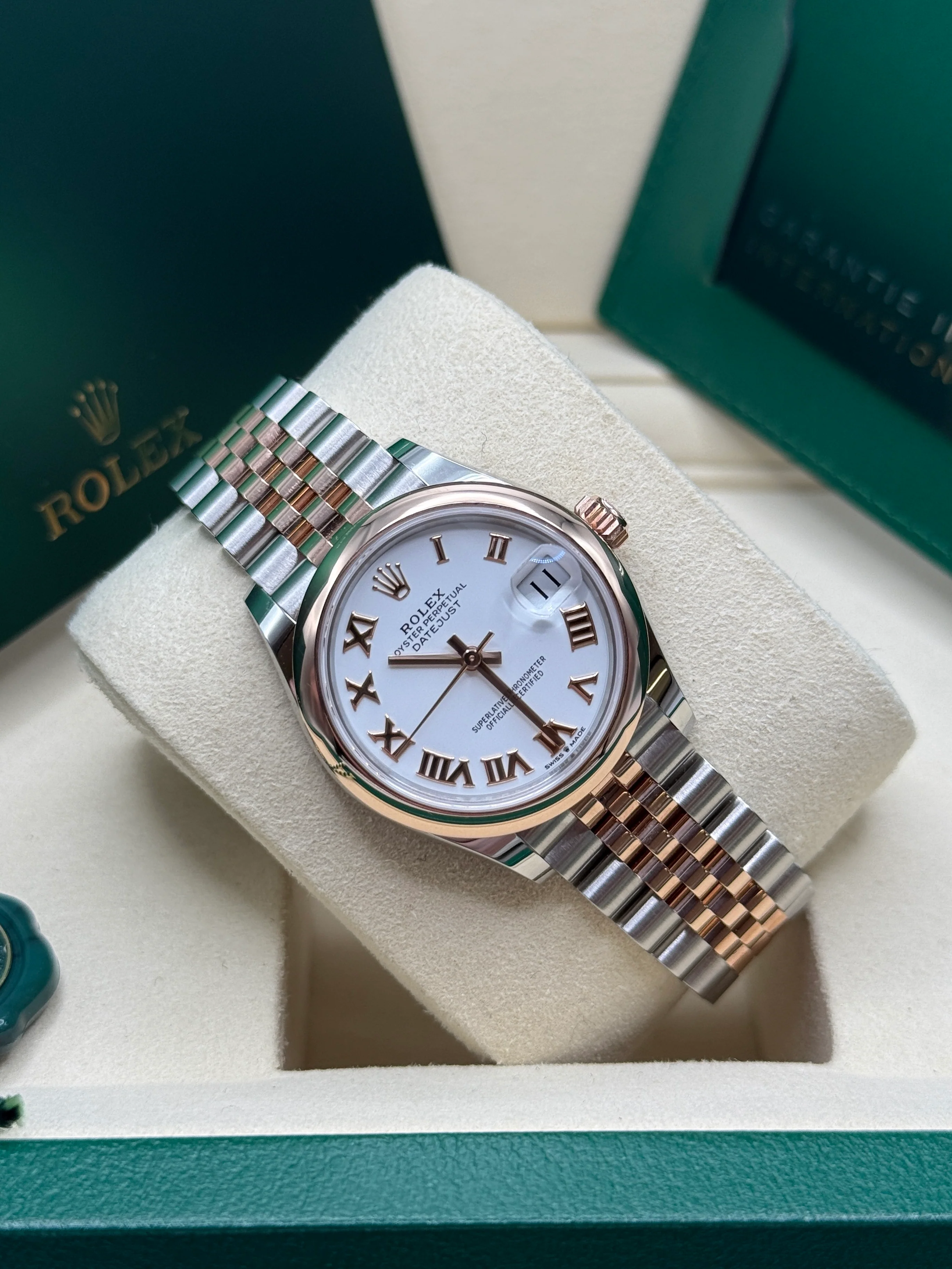 【Super Clone】ROLEX Datejust m278241-0001/0002 White 31mm Dial Oyster Bracelet Watch