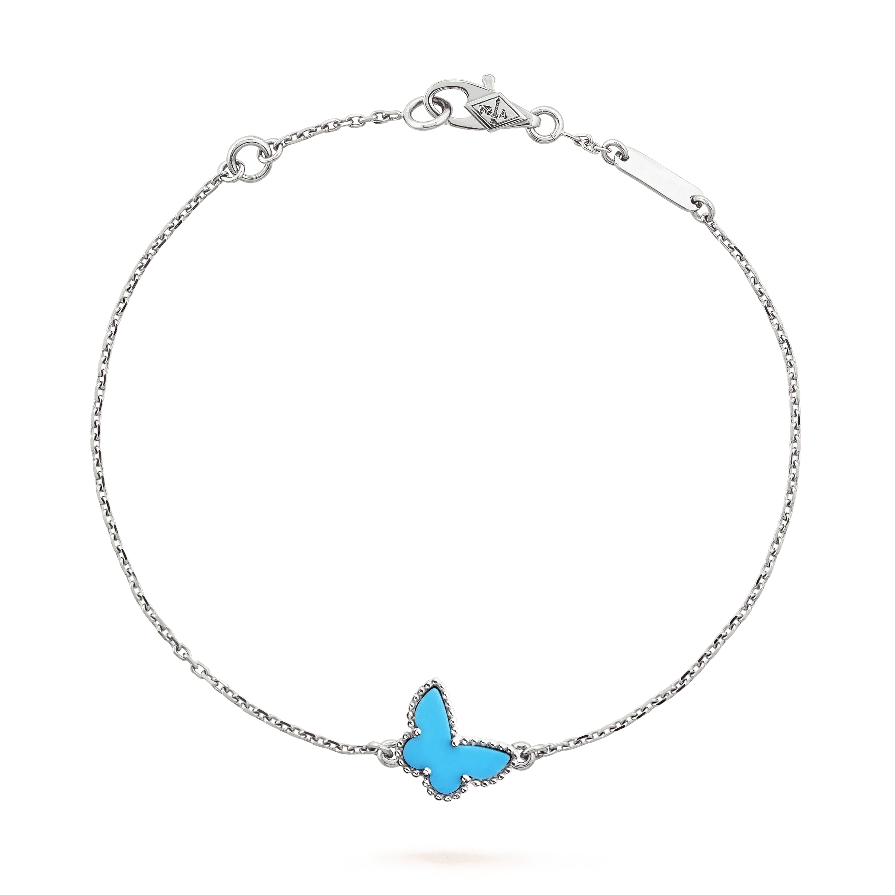 Regalia jewelryBUTTERFLY TURQUOISE BUTTERFLY BRACELET SILVER