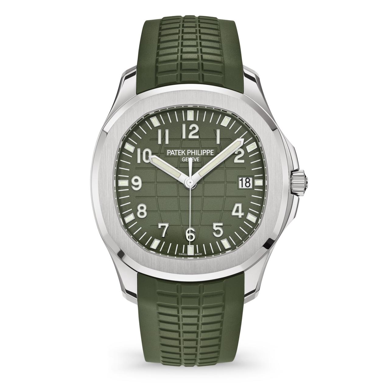 Aquanaut 5168G-010 Khaki Green Dial Watch 42.2 mm
