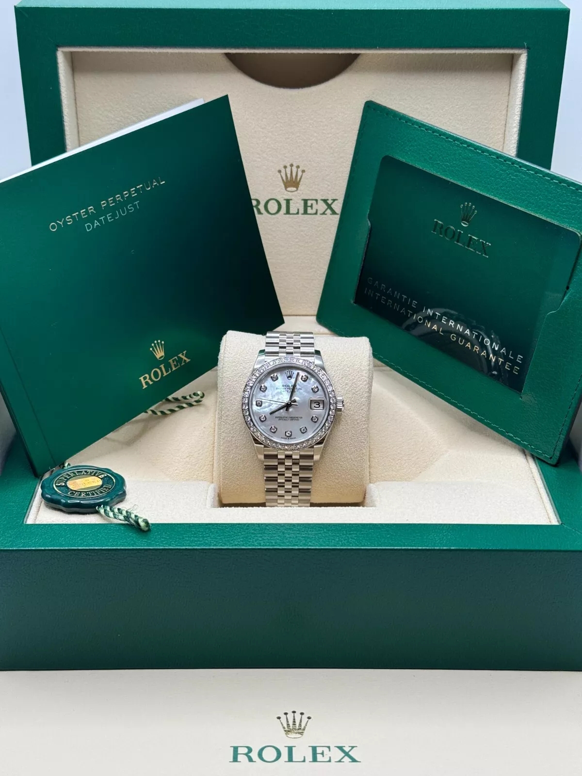 【Super Clone】RLX Datejust m278384RBR-0007/0008 Mother-of-Pearl 31mm Dial Oyster Watch