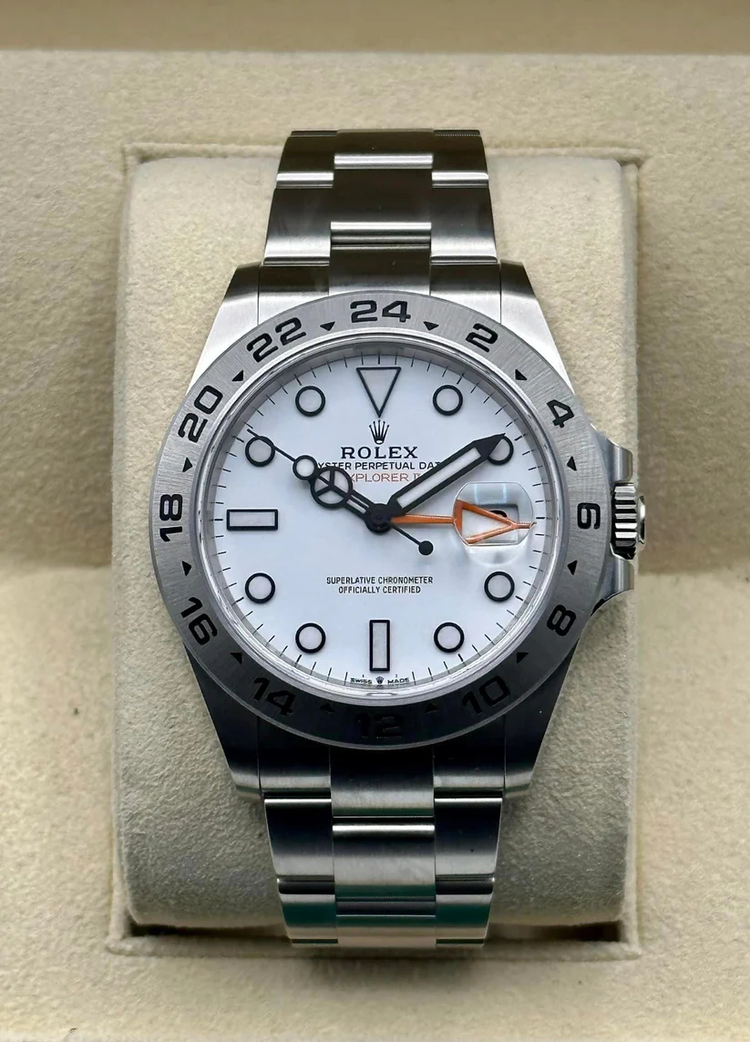 【Super Clone】ROLEX Explorer II 226570 42mm White Dial Men's Watch