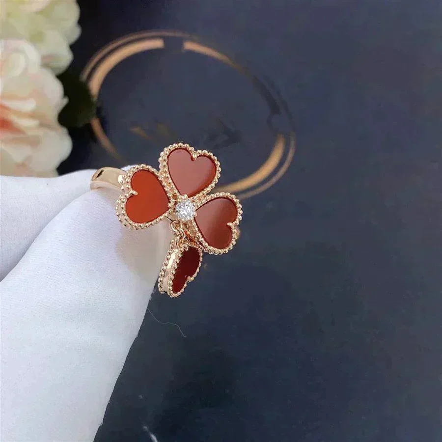 Regalia jewelrySWEET CLOVER CARNELIAN RING