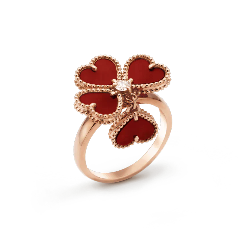 Regalia jewelrySWEET CLOVER CARNELIAN RING