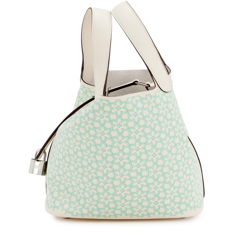 Hermès Nata Lucky Daisy Swift Picotin Lock 18 Palladium Hardware