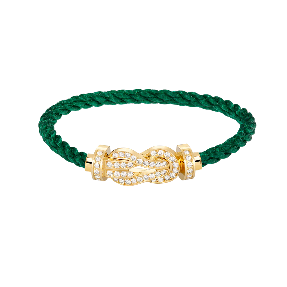 Regalia jewelryCHANCE LARGE 8 FIGURE BUCKLE FULLDIAMOND BRACELET GOLD