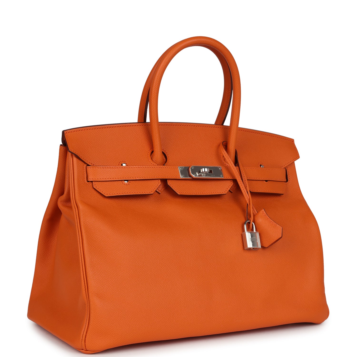 Hermès Birkin 35 Orange Epsom Palladium Hardware