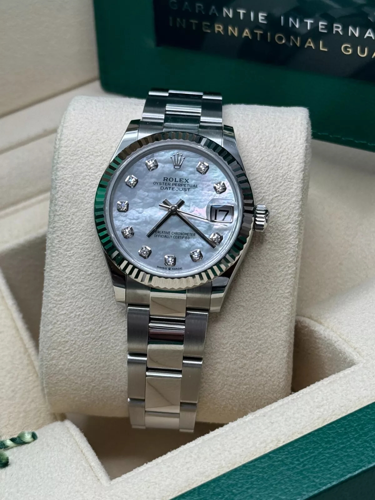 【Super Clone】ROLEX Datejust m278274-0005/0006 31mm Mother-of-Pearl 31mm Dial Oyster Watch