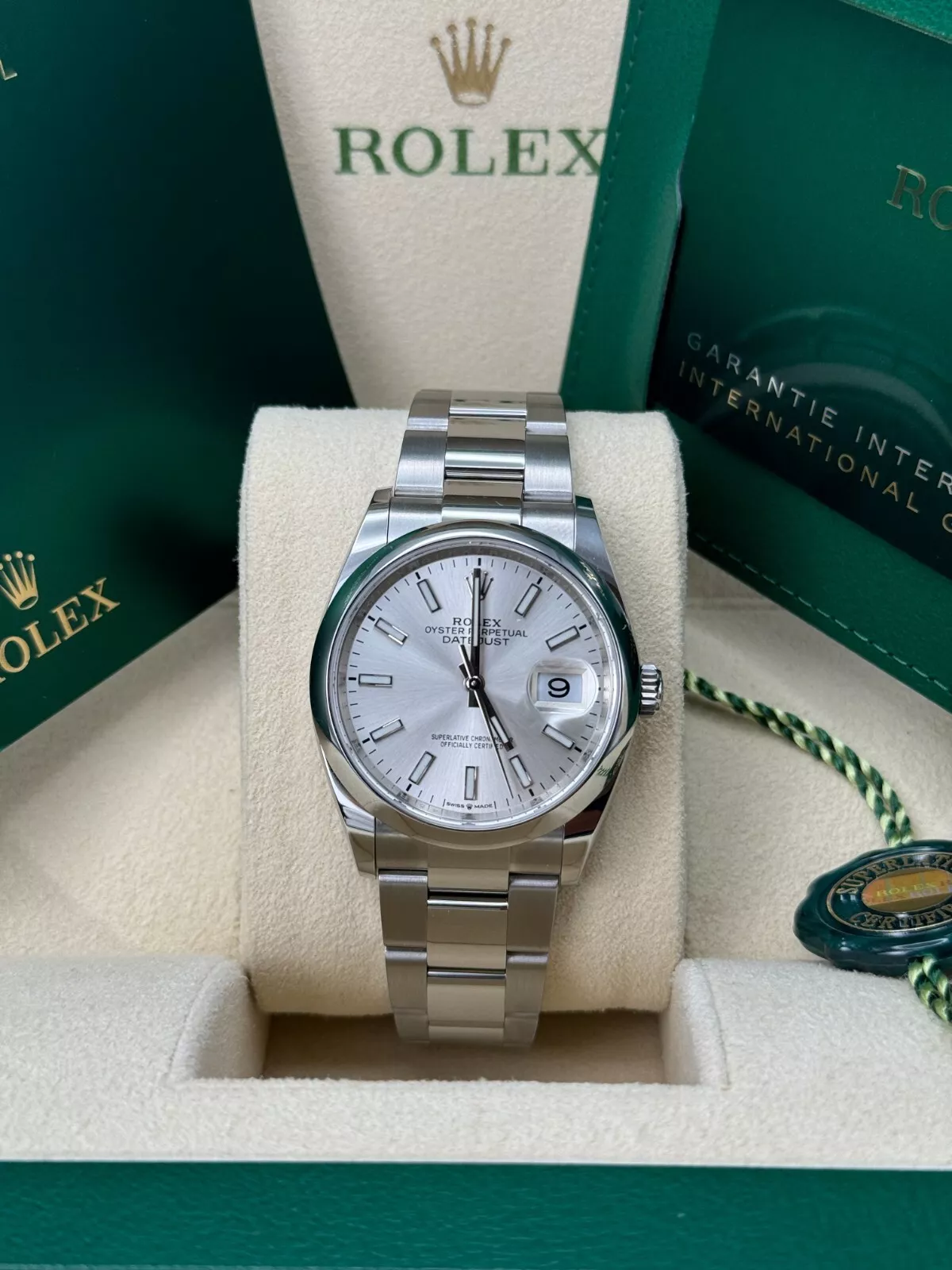 【Super Clone】ROLEX  Datejust 36mm 126200 Oyster Perpetual Silver Dial Jubilee Stainless Steel