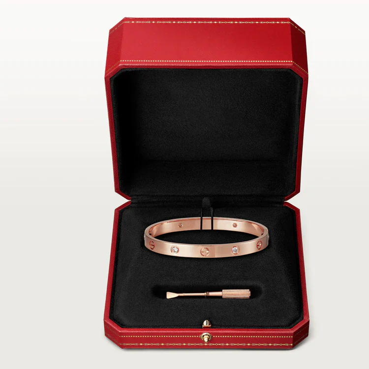 Regalia jewelryLOVE BRACELET 6.1MM 4 DIAMONDS